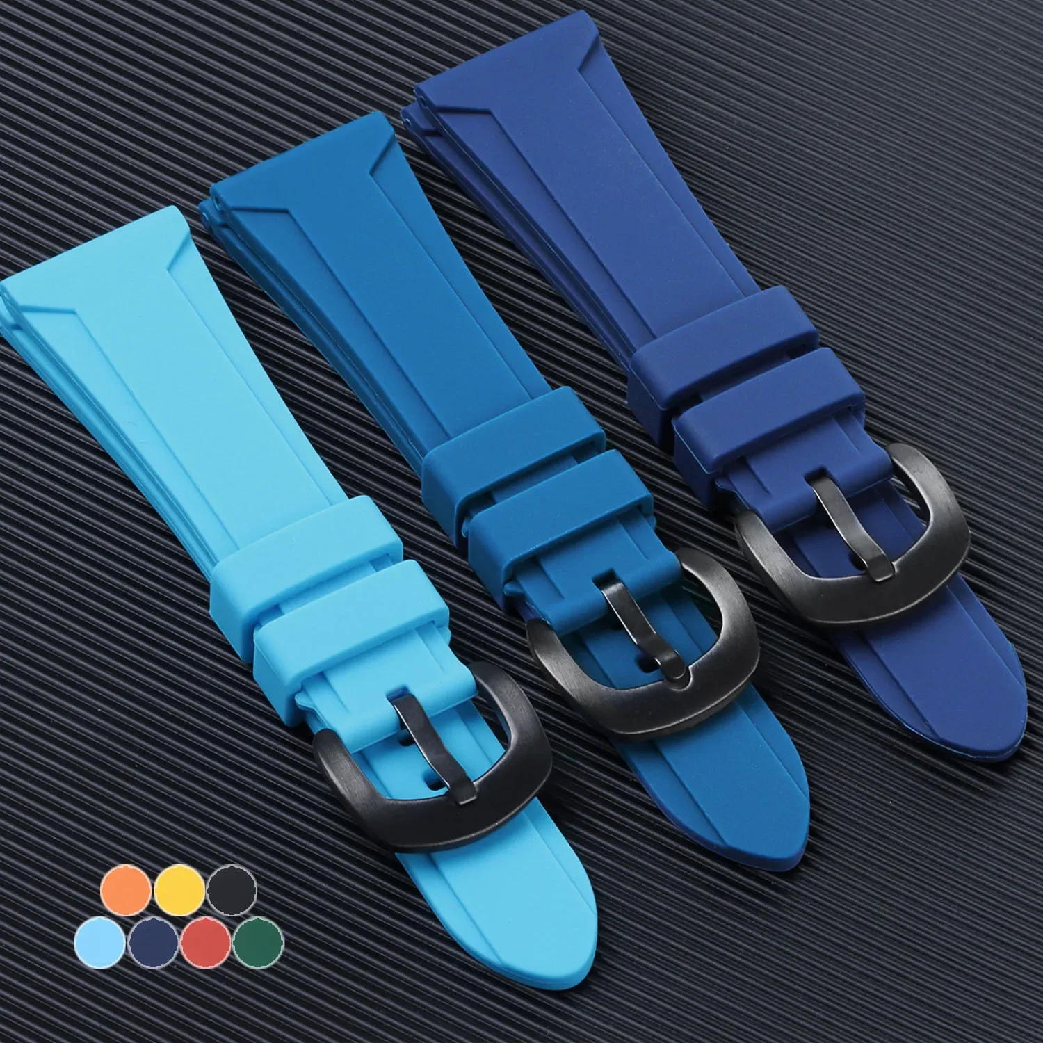 Seiko Watches Smartwatch - Cinturino sportivo in silicone 22mm 24mm