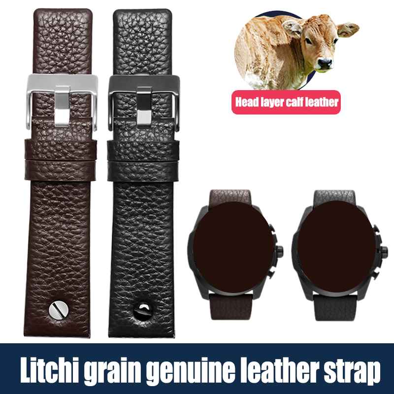 Watch Esim - Cinturino in vera pelle 24mm 26mm