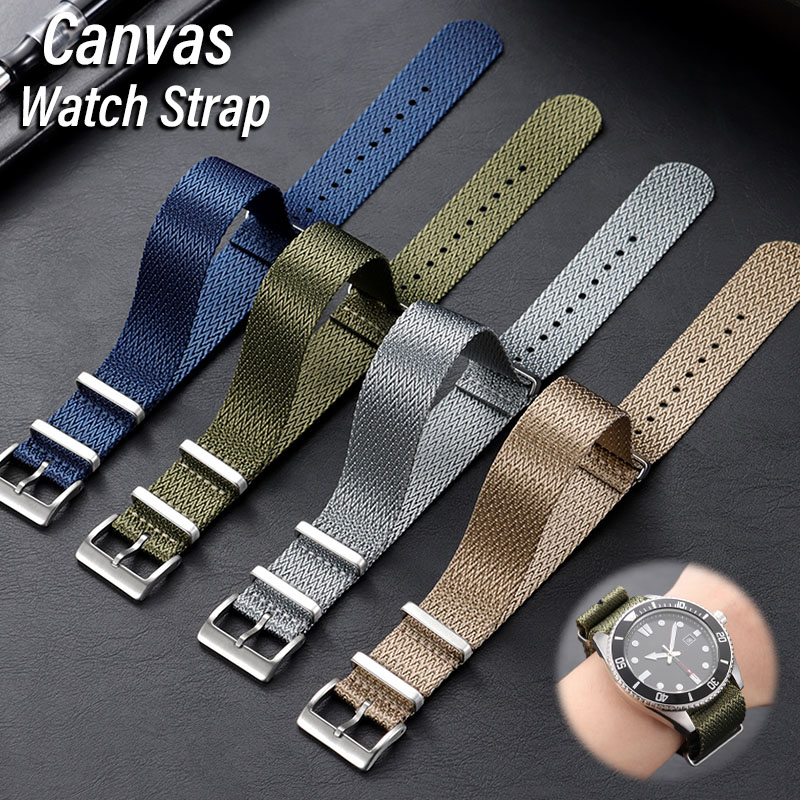 Seiko Watches Smartwatch - Cinturino per orologio in nylon canvas
