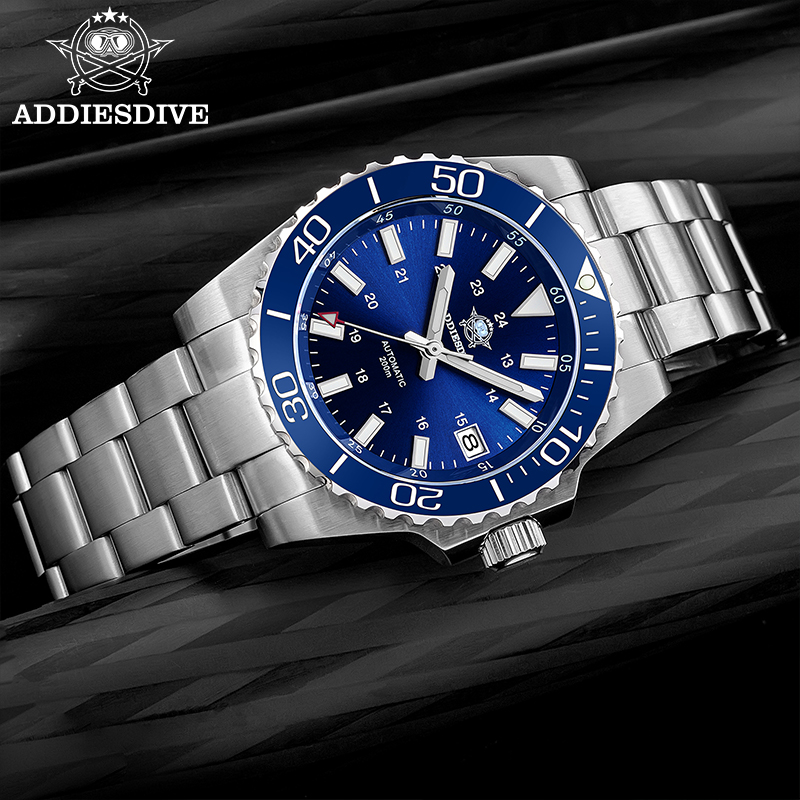 Waterproof Diving Watch - ADDIESDIVE Orologio meccanico automatico da uomo