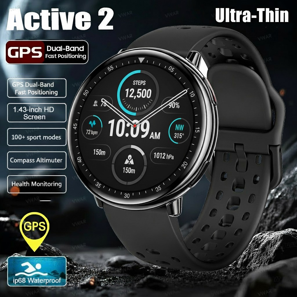 Smartwatch Samsung Watches For Women - 2025New Active 2 Smart Watch GPS