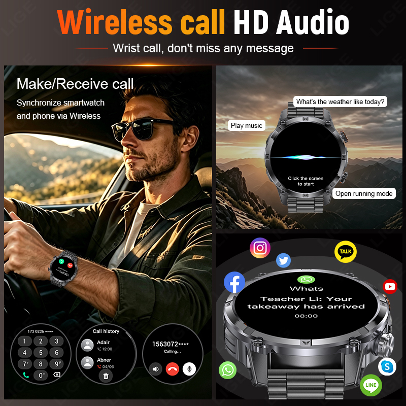 Orologio Intelligente Robusto  - Smartwatch Running Watches For Men recensione e prezzo