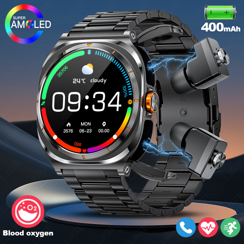 LIGE 2025 Orologio Auricolari  - Smartwatch Running Watches For Men recensione e prezzo