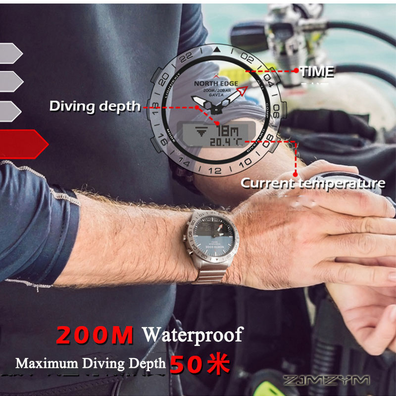 Orologio da polso sportivo da  - Waterproof Diving Watch recensione e prezzo