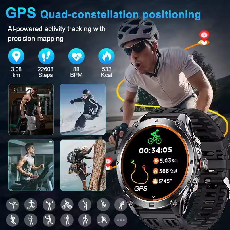 Smartwatch sportivo di alta ga - Smartwatch Running Watches For Men recensione e prezzo