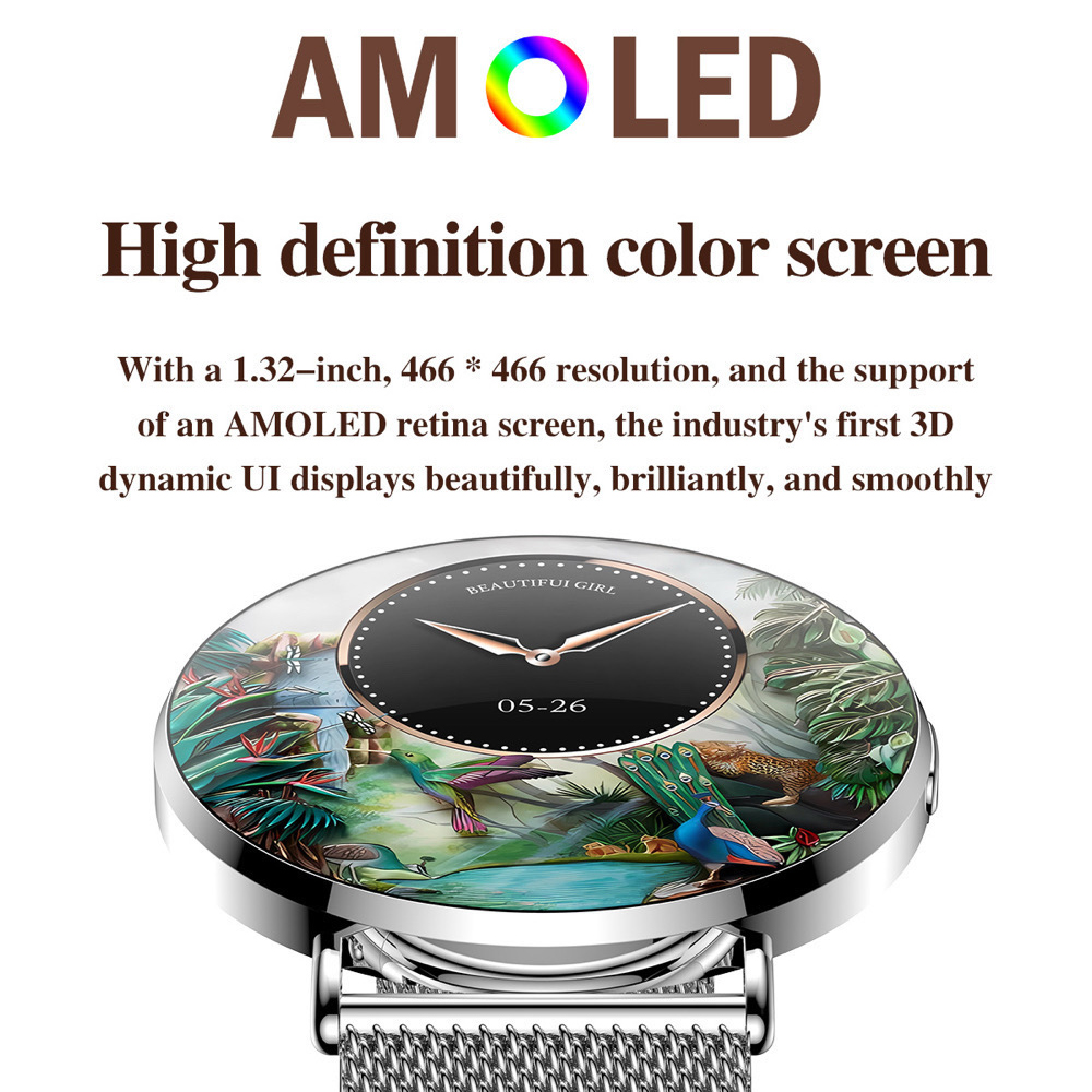 Smartwatch con schermo AMOLED, - Watches Ladies Smartwatch recensione e prezzo