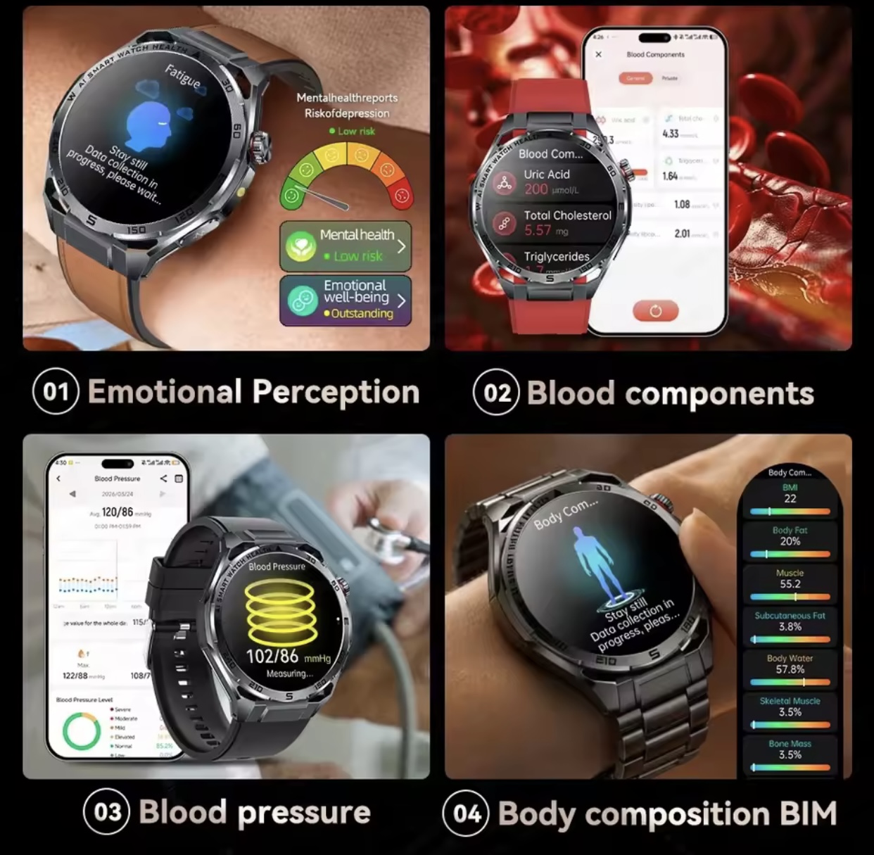Smartwatch ECG di Alta Gamma p - Watches Ladies Smartwatch recensione e prezzo