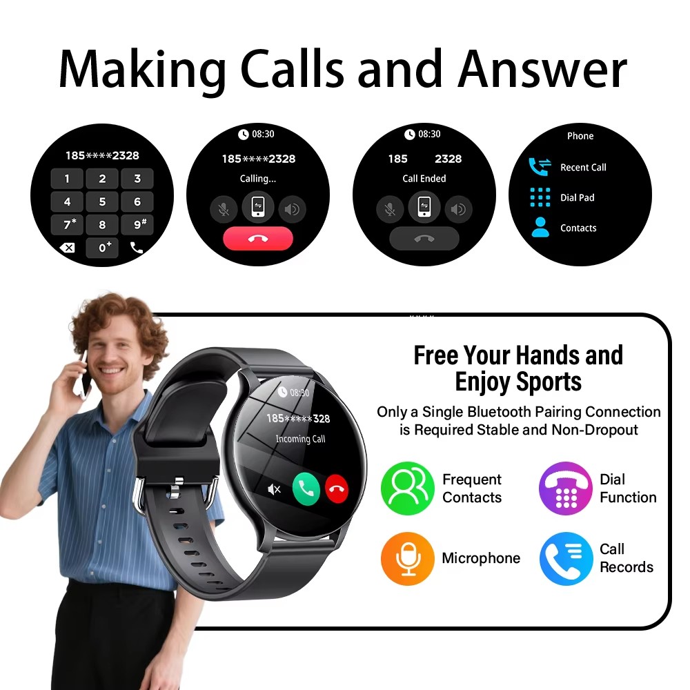 Nuovo Smartwatch 2025 con Moni - Watches Ladies Smartwatch recensione e prezzo